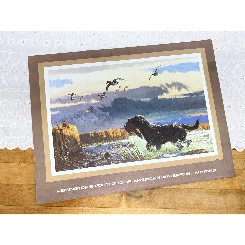 Remington's Portfolio of American Waterfowl Hunting. Ducks, Geese, Decoys 9of12